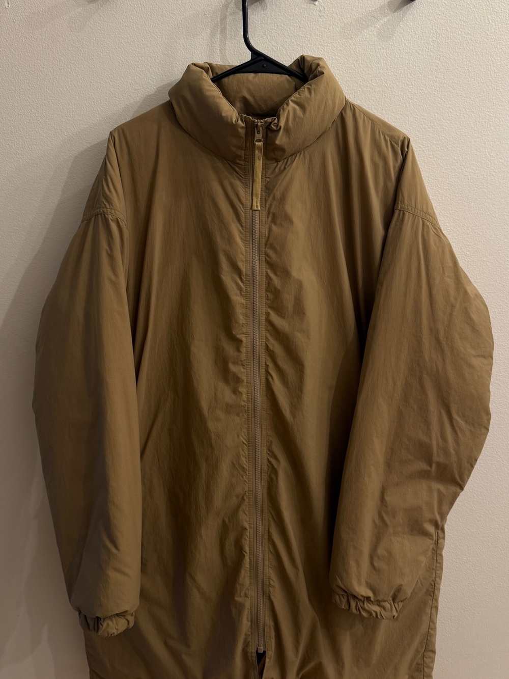 Mejuri Tan Puffer Jacket